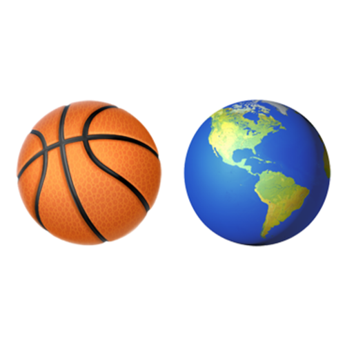 🏀🌎 Emoji Domain iOS rendering